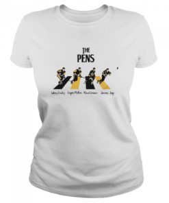 The Pittsburgh Penguins Sidney Crosby Evgeni Malkin Abbey Road  Classic Women's T-shirt