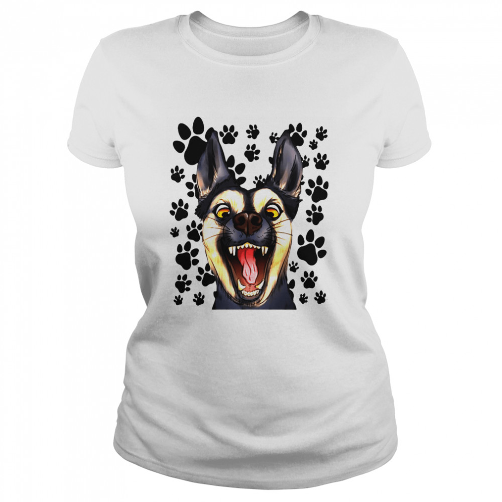 The Terrified Dog Classic Women's T-shirt