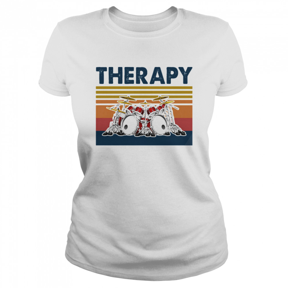 Therapy Drum Band Music Vintage Classic Women's T-shirt