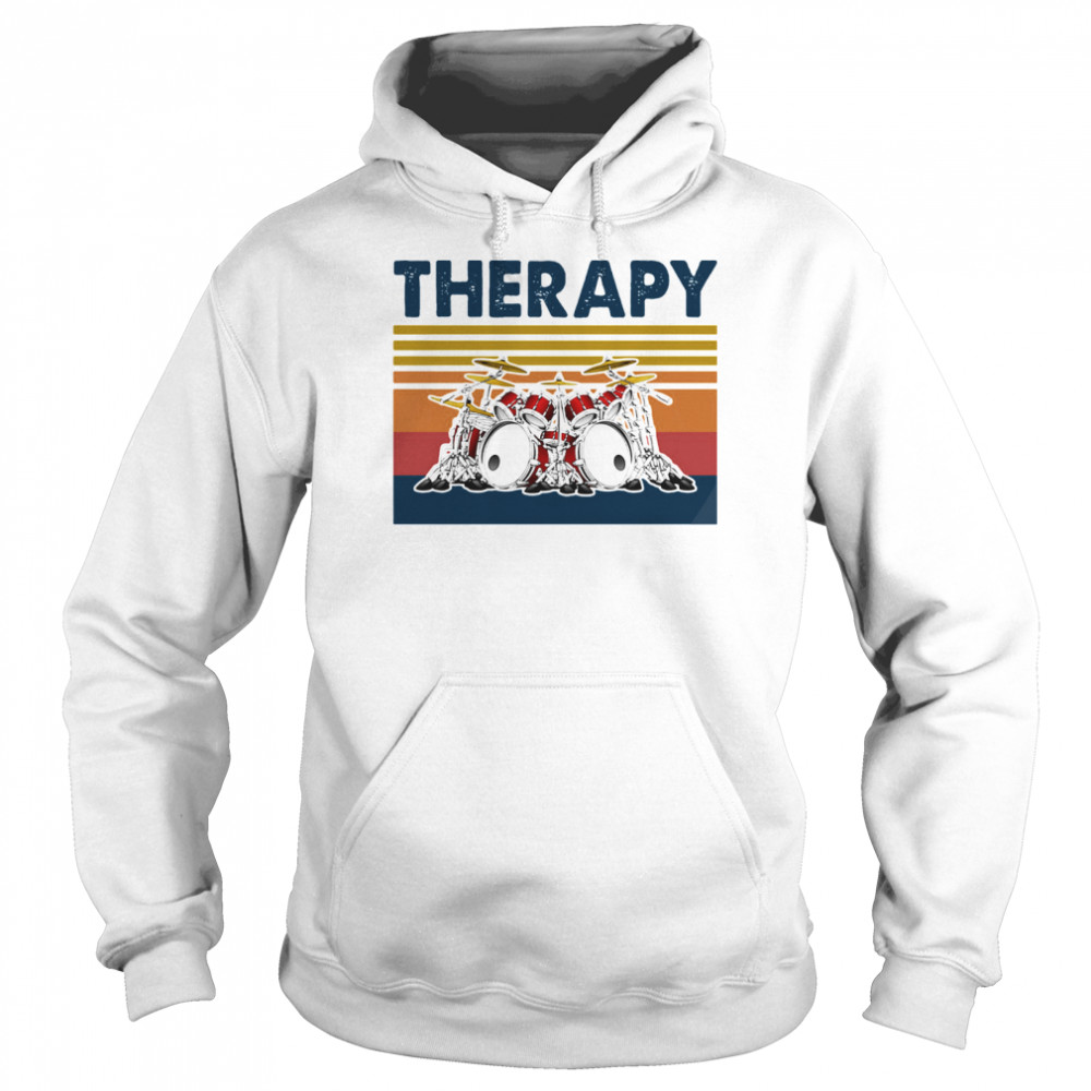 Therapy Drum Band Music Vintage Unisex Hoodie