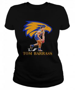 Tom Barrass Player Of Team Philadelphia Eagles Football Signature  Classic Women's T-shirt