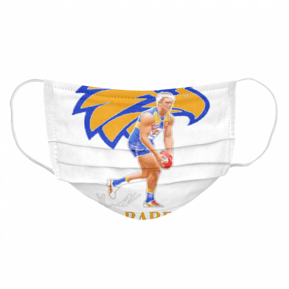 Tom Barrass Player Of Team Philadelphia Eagles Football Signature Cloth Face Mask