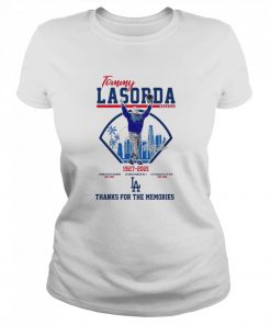 Tommy Lasorda Manager 1927 2021 Thanks For The Memories  Classic Women's T-shirt