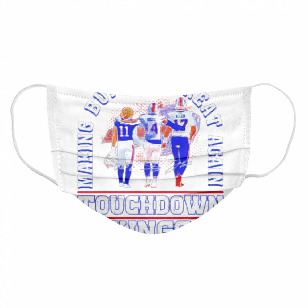 Touchdown Kings Making Buffalo Great Again Football Cloth Face Mask