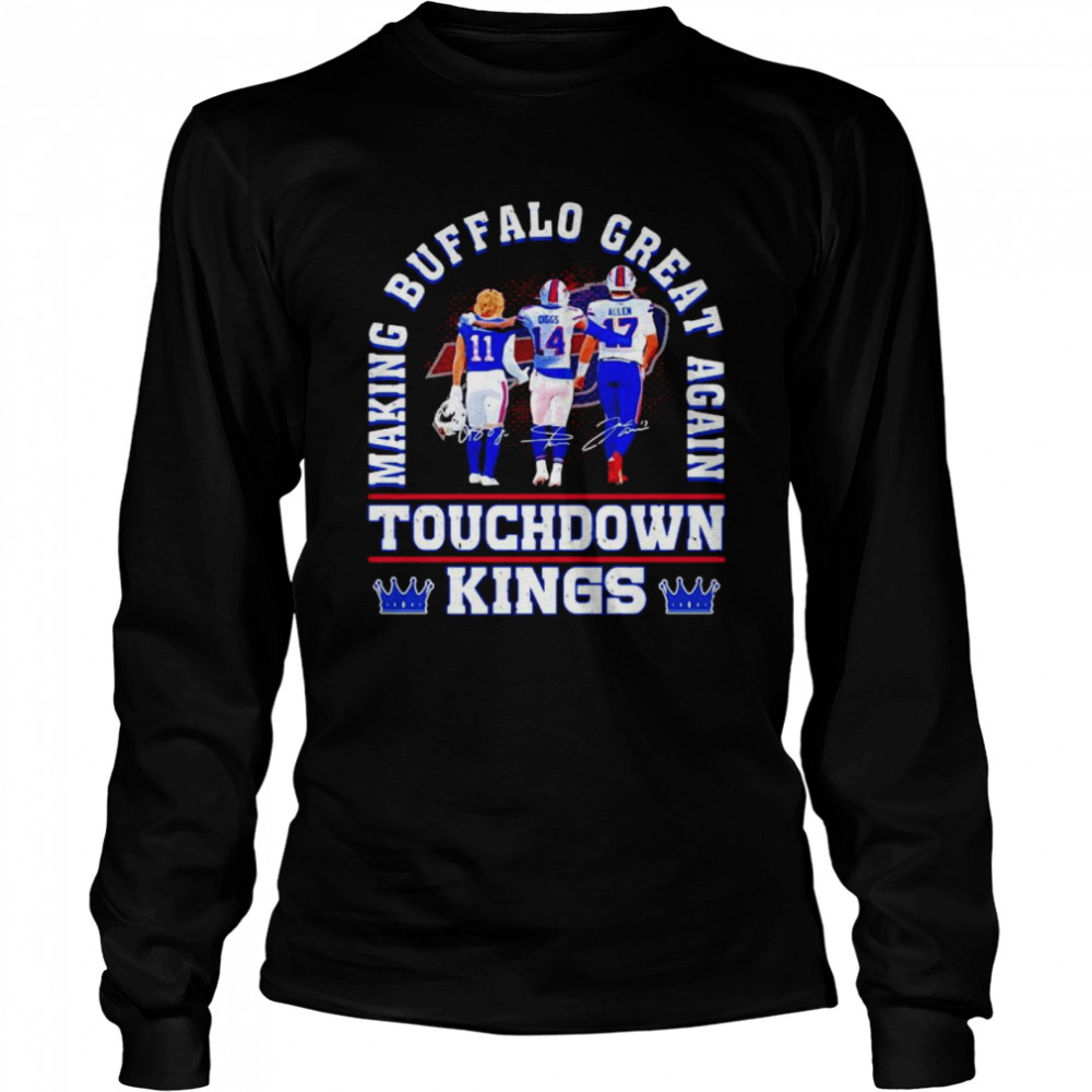 Touchdown Kings Making Buffalo Great Again Football Long Sleeved T-shirt