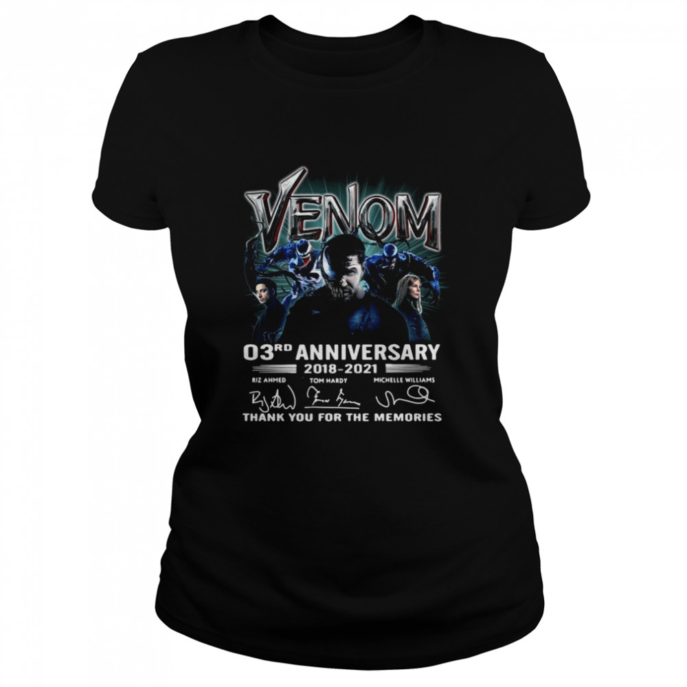 Venom 03rd anniversary thank you for the memories Classic Women's T-shirt