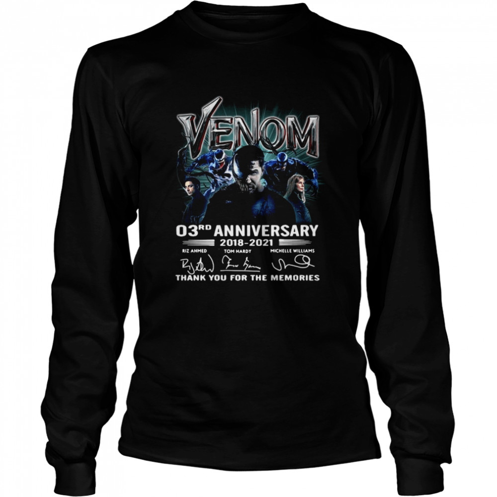 Venom 03rd anniversary thank you for the memories Long Sleeved T-shirt