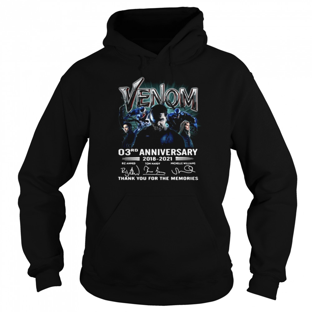 Venom 03rd anniversary thank you for the memories Unisex Hoodie