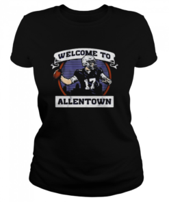 Welcome To Allentown Football Player Number 17  Classic Women's T-shirt