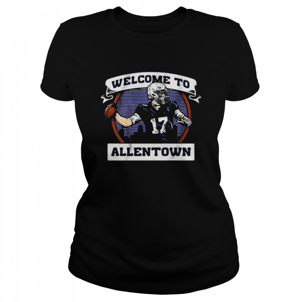 Welcome To Allentown Football Player Number 17 Classic Women's T-shirt