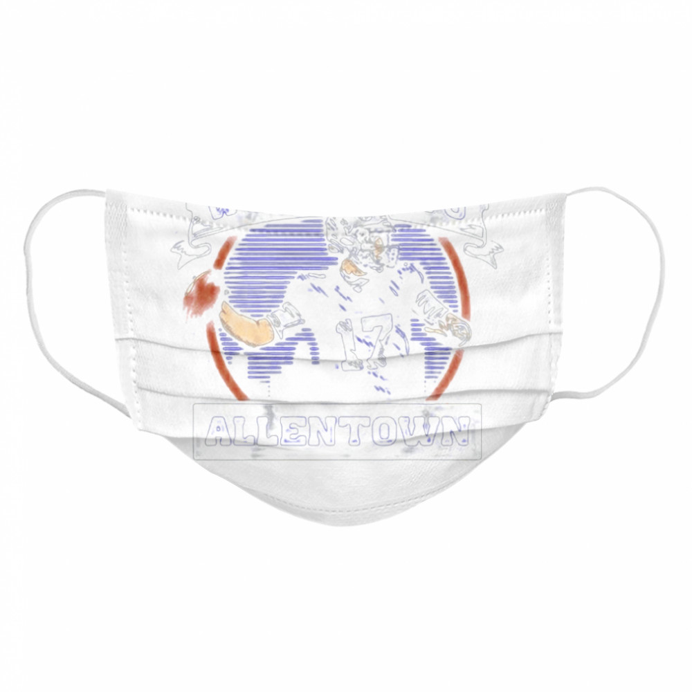 Welcome To Allentown Football Player Number 17 Cloth Face Mask