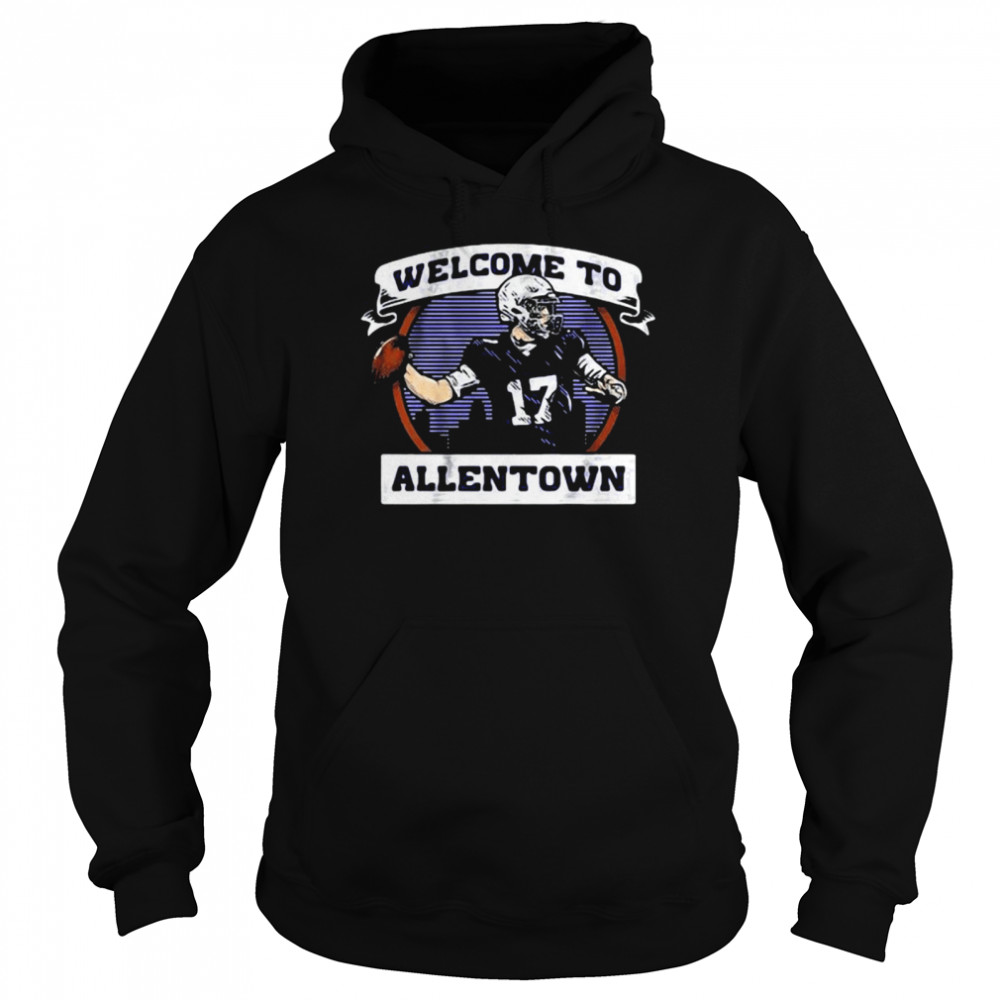 Welcome To Allentown Football Player Number 17 Unisex Hoodie