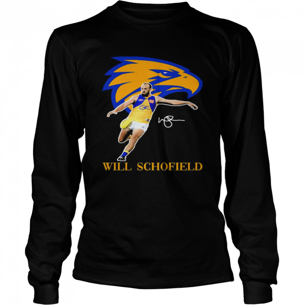 Will Schofield Player Of Team Philadelphia Eagles Football Signature Long Sleeved T-shirt