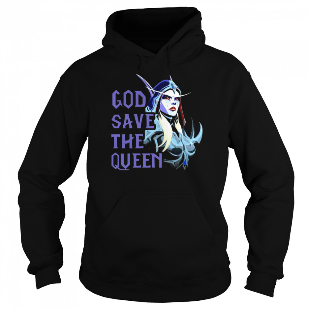 World Of Warcraft God Save The Queen 2021  Unisex Hoodie