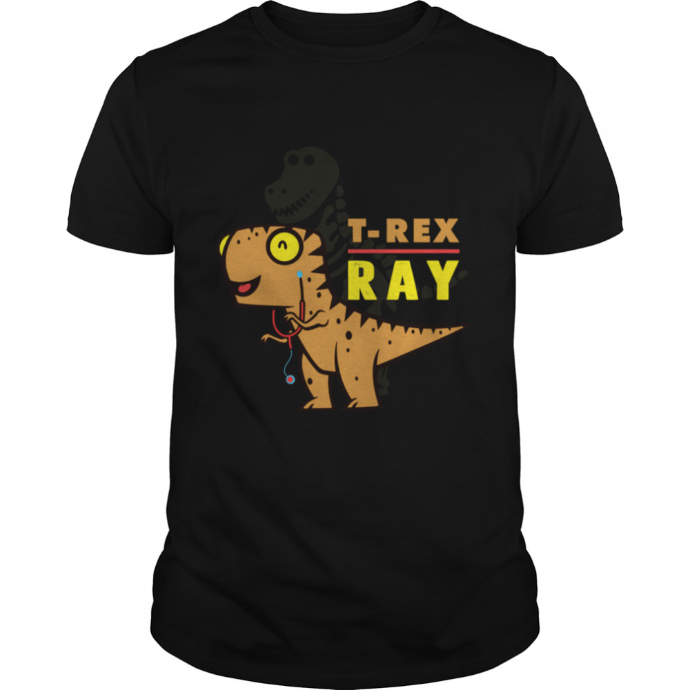 XRay Tech TRex Dinosaur Radiology Tech Cartoon shirt