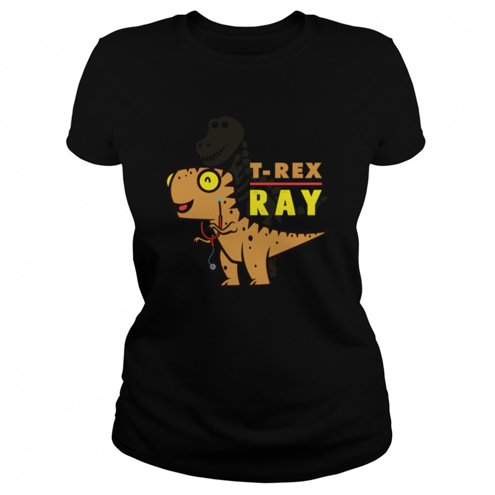 XRay Tech TRex Dinosaur Radiology Tech Cartoon Classic Women's T-shirt
