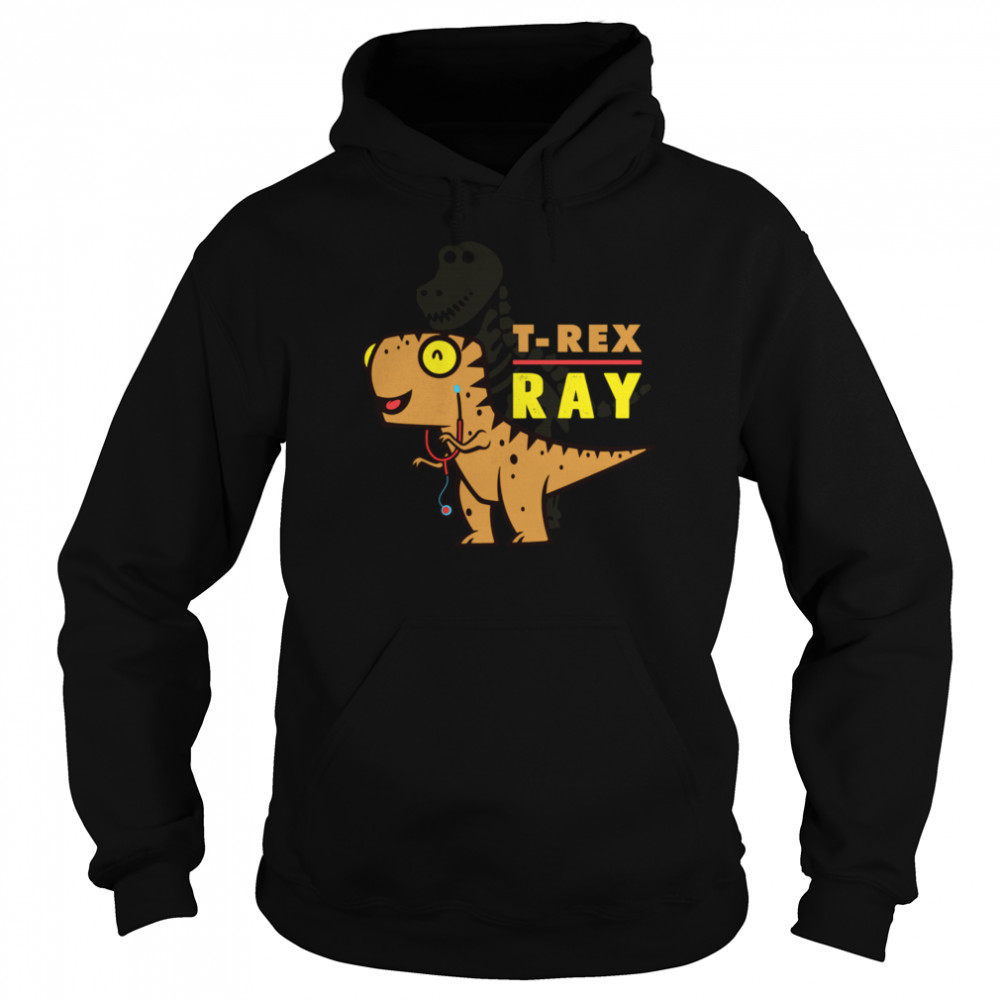 XRay Tech TRex Dinosaur Radiology Tech Cartoon Unisex Hoodie