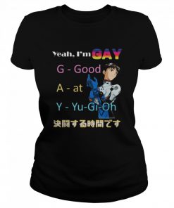 Yeah I’m Gay G-good A-at Y-Yu-Gi-Oh  Classic Women's T-shirt