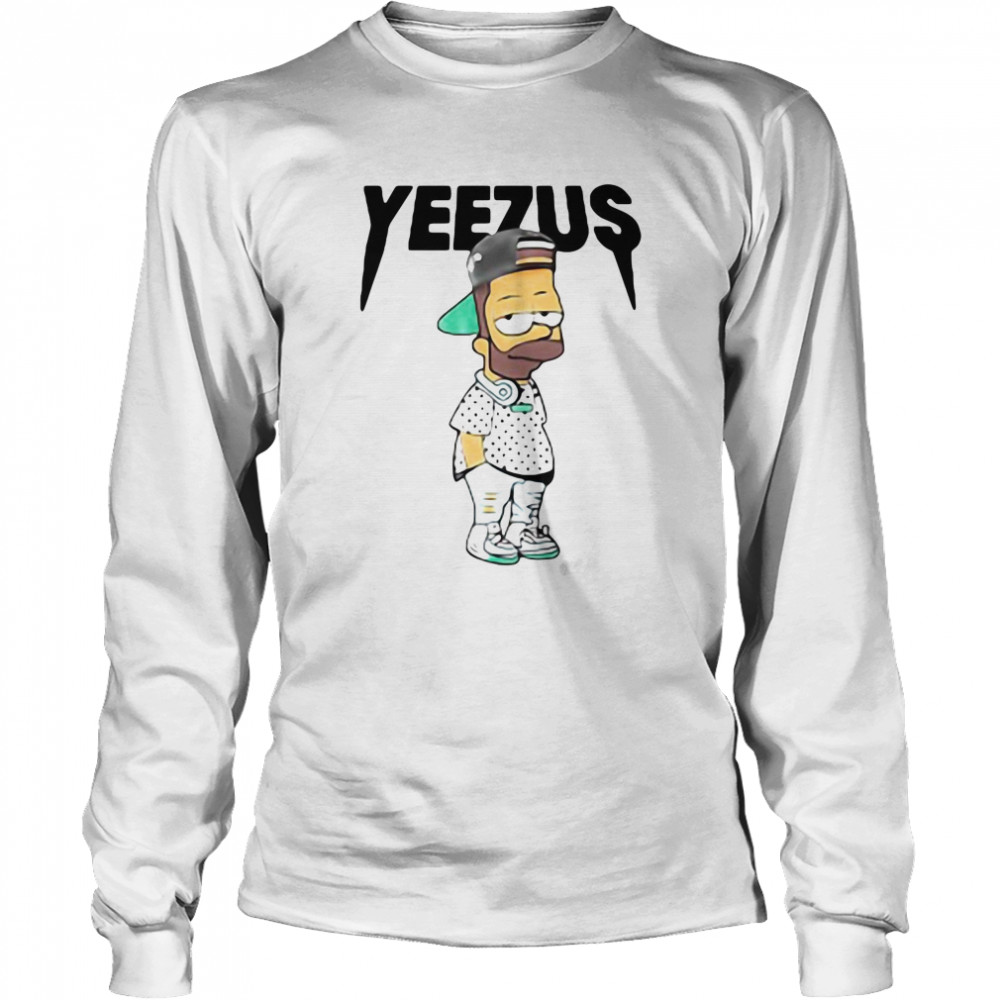 Yeezus Bart Simpson Long Sleeved T-shirt