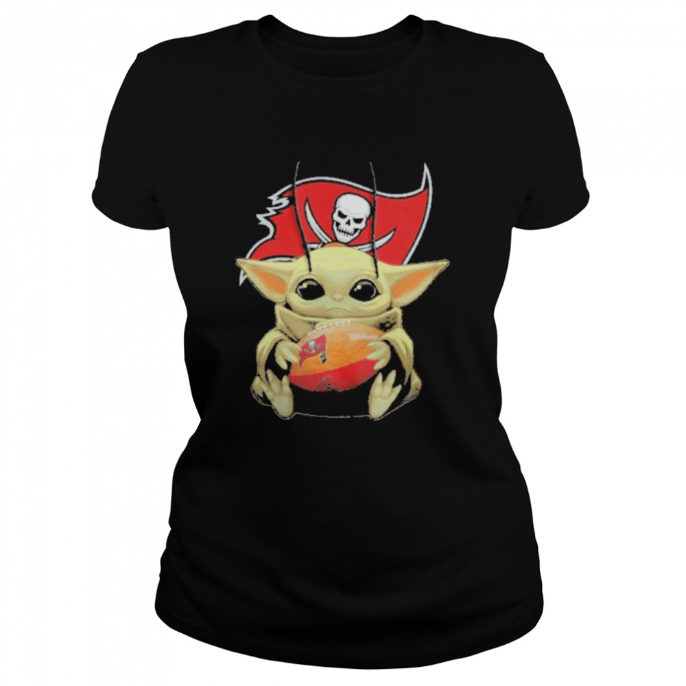 baby yoda tampa bay buccaneers Classic Women's T-shirt