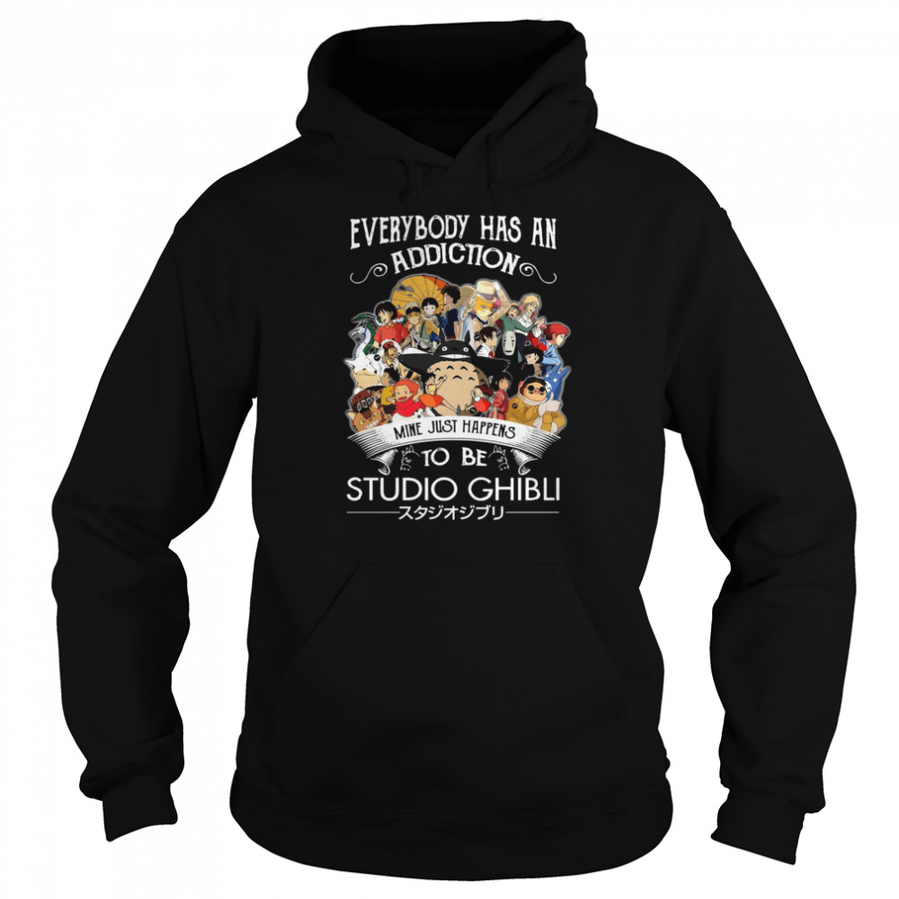 everybody has an addiction mine just happens to be Studio Ghibli Unisex Hoodie