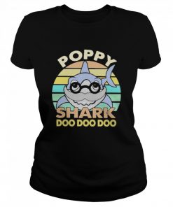 poppy shark doo doo doo vintage  Classic Women's T-shirt
