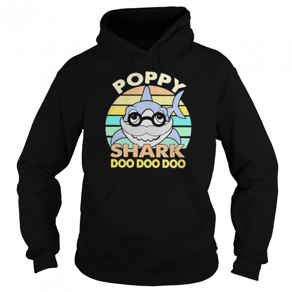 poppy shark doo doo doo vintage Unisex Hoodie