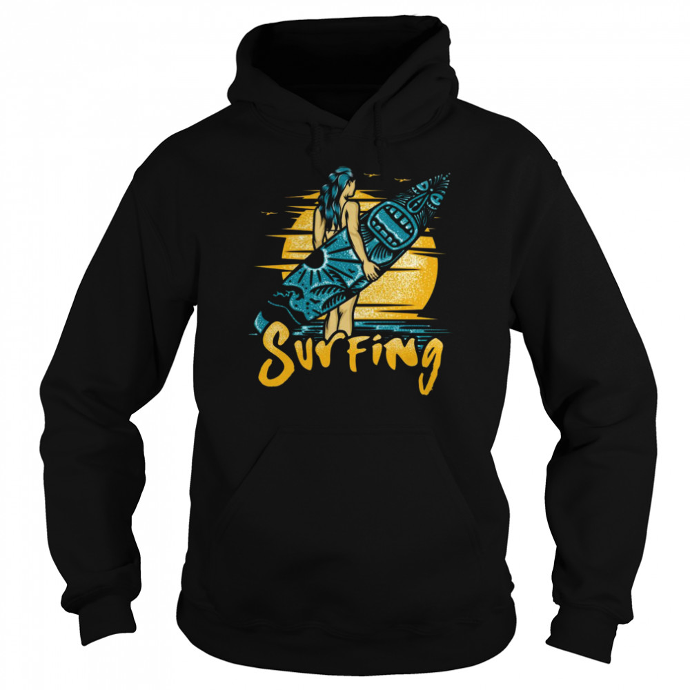 surfing Unisex Hoodie