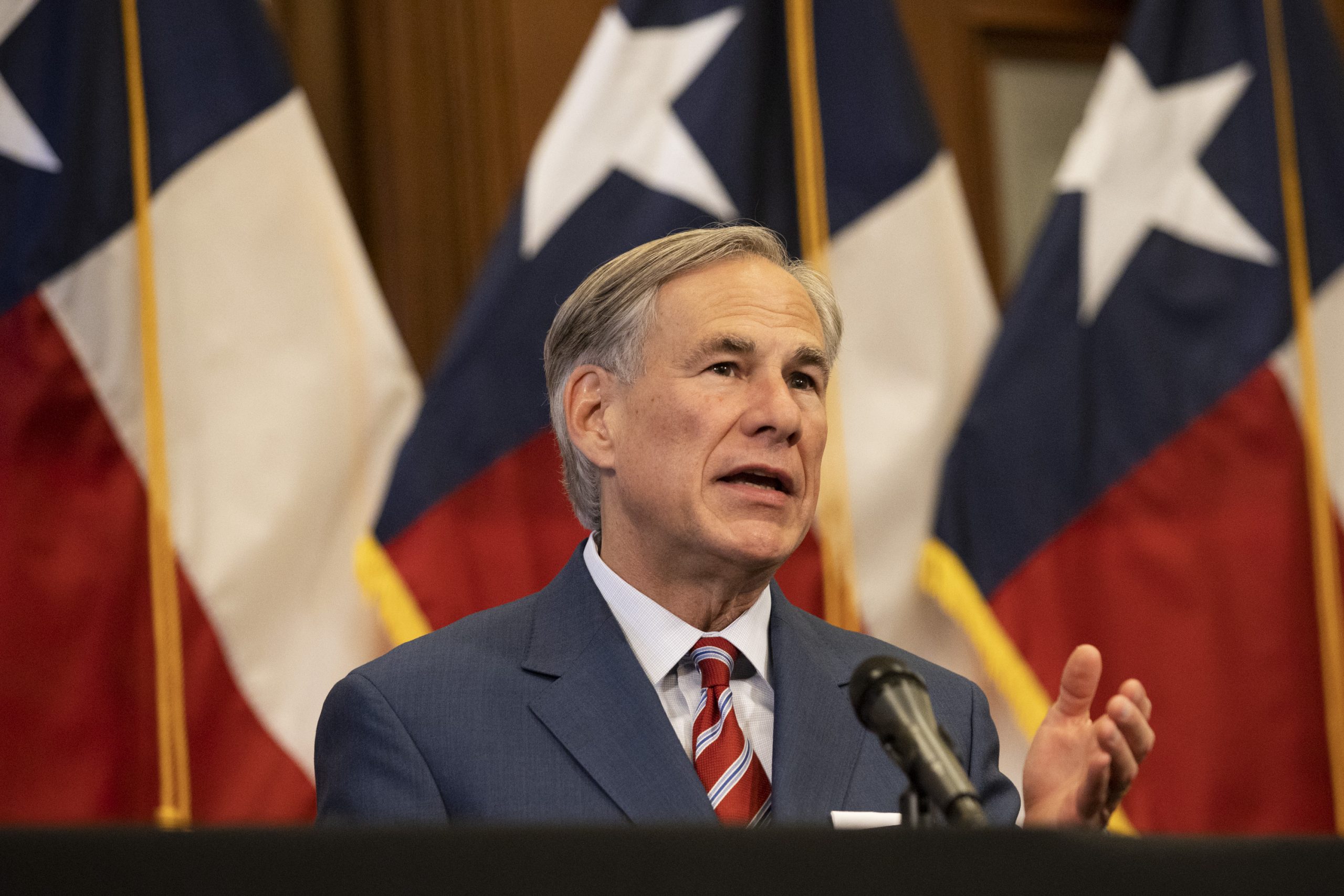 Greg Abbott's Mask Mandate Repeal Divides Texas Voters Has Less Support In Cities Poll