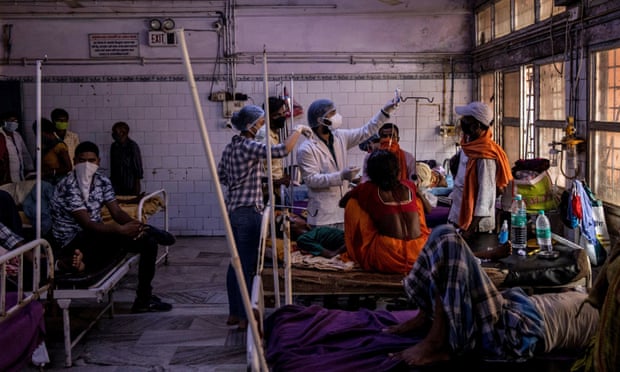 Covid rips through rural India’s threadbare healthcare system