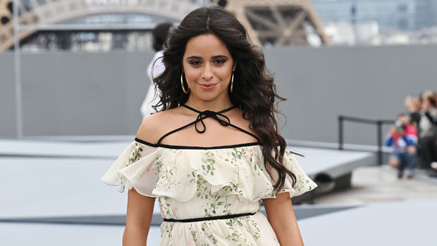 Camila Cabello Glows On The Runway InA Sexy Floral Mini Dress