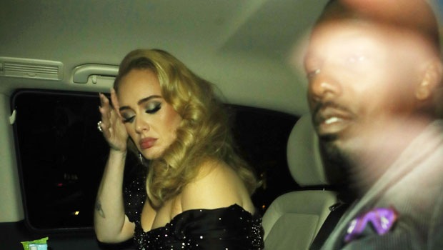 Adele Glows In Low Cut Dress As SheLeaves London Palladium With BF Rich PaulAfter 1st Performance In 4 Years