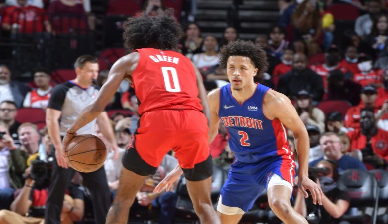 Cade Cunningham draws 1st blood in rivalry with Jalen Green