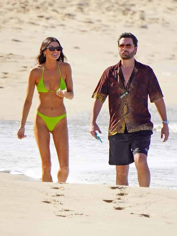 Scott Disick & Bella Banos go for a stroll in St. Barts