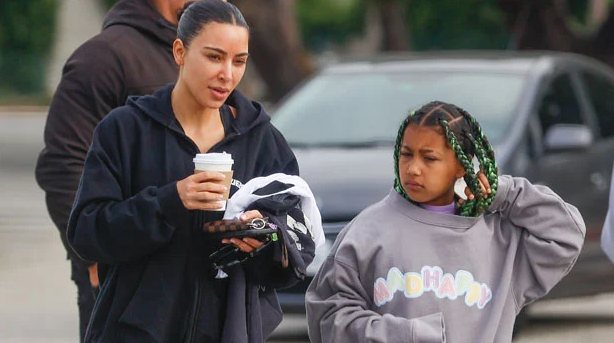 Kim Kardashian Goes Makeup Free ForSon Saint’s Soccer Game