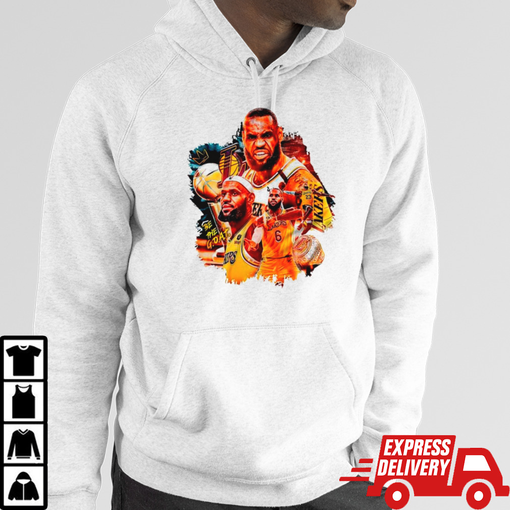 Be The GOAT Lebron James Lakers basketball shirt