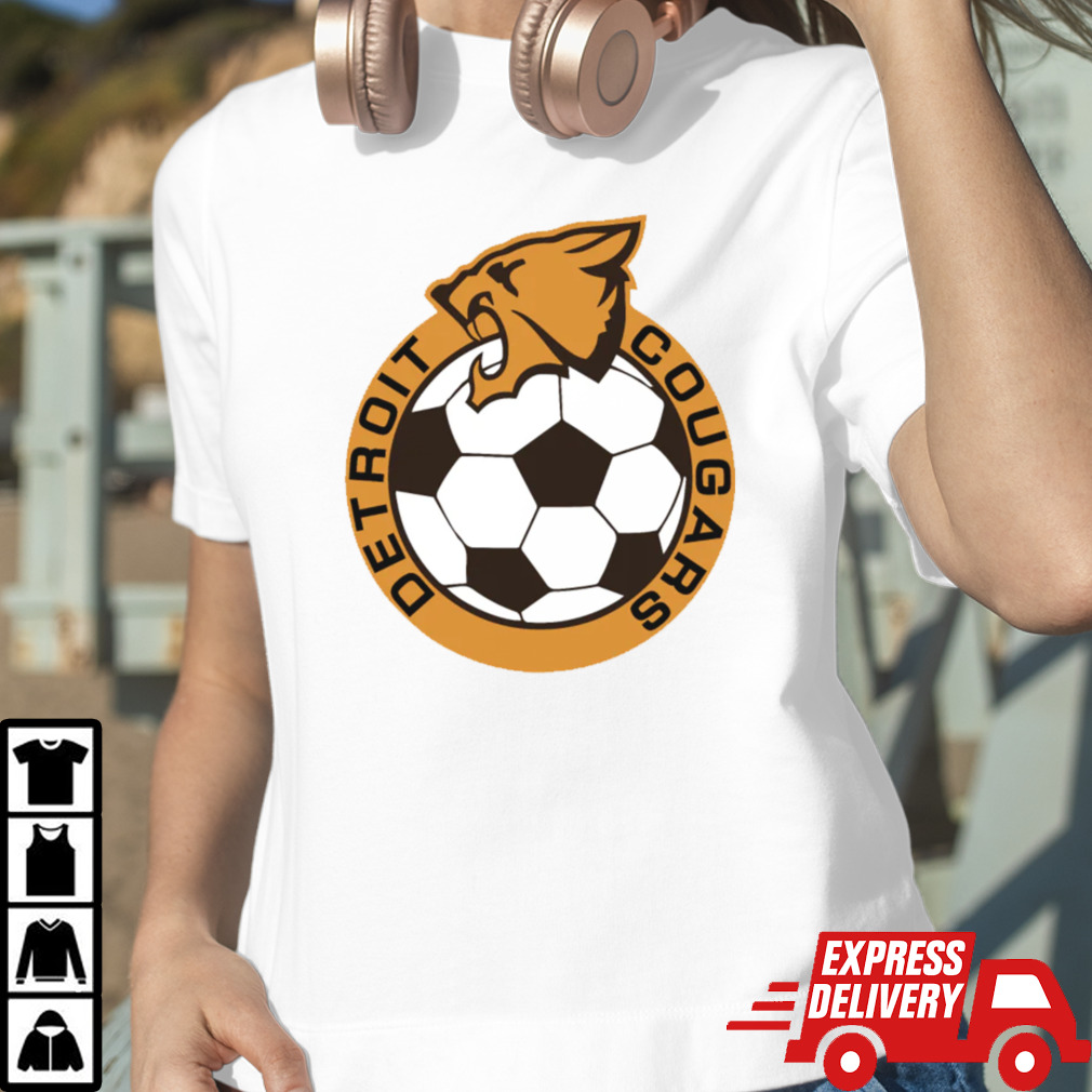 Best Detroit Cougars Soccer Vintage Logo T shirt
