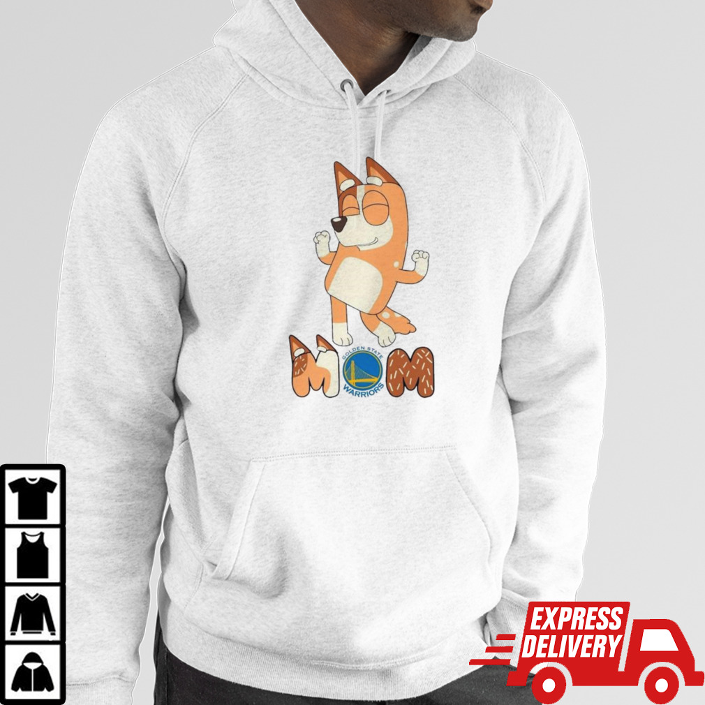 Bluey Mom Golden State Warriors Basketball dancing shirt