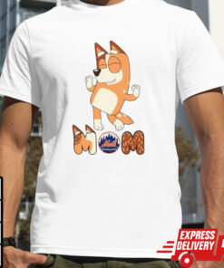 Bluey Mom New York Mets Baseball dancing shirt