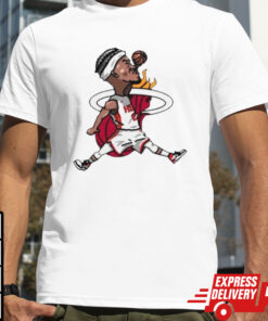Gabe Vincent Miami Heat player cartoon shirt