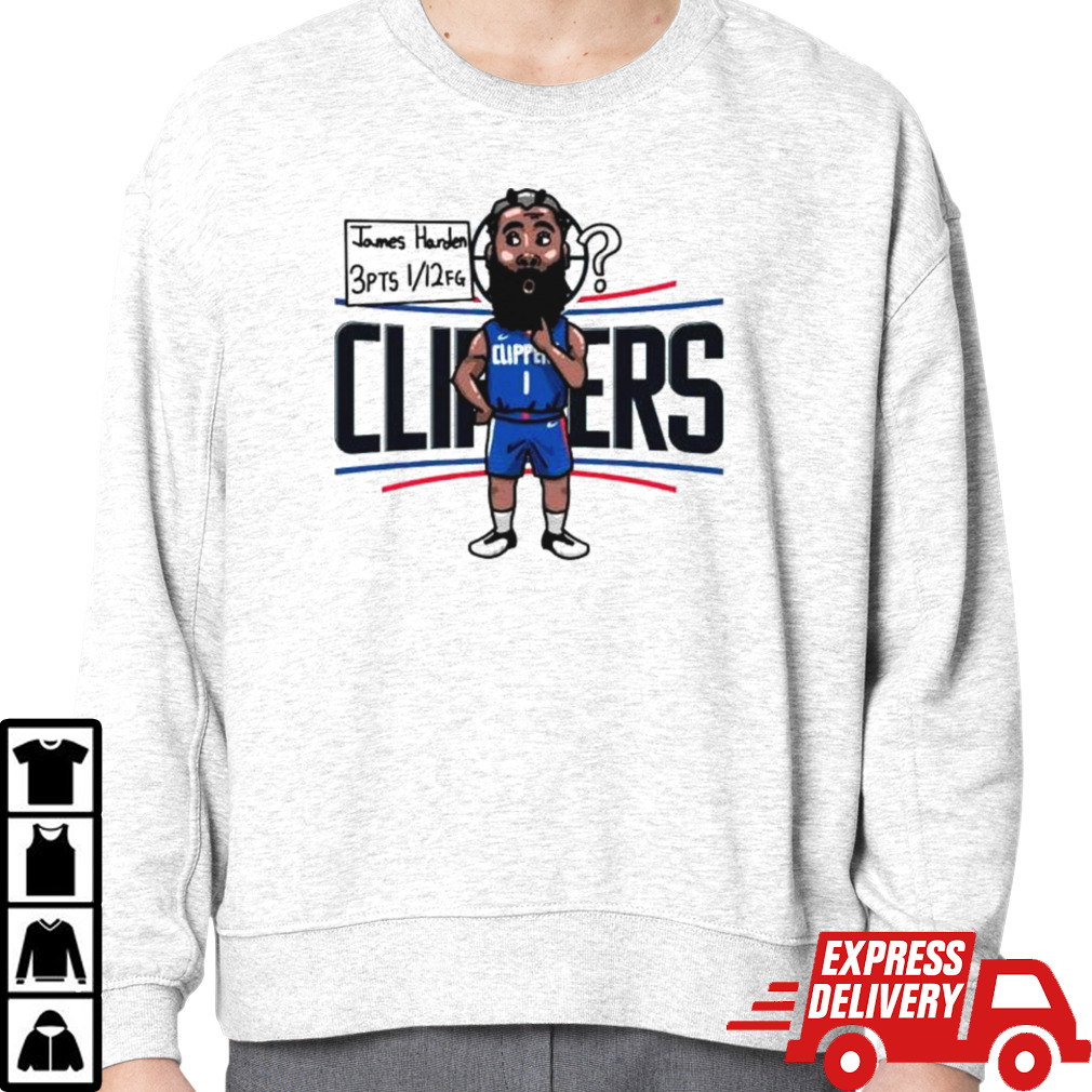 James Harden Los Angeles Clippers player cartoon shirt