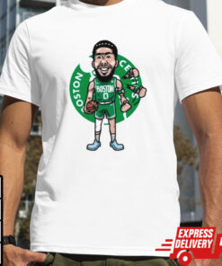 Jayson Tatum Boston Celtics Player cartoon shirt