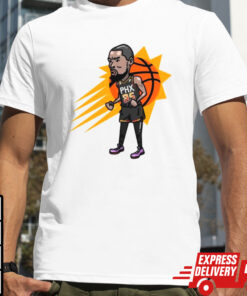 Kevin Durant Phoenix Suns player cartoon shirt
