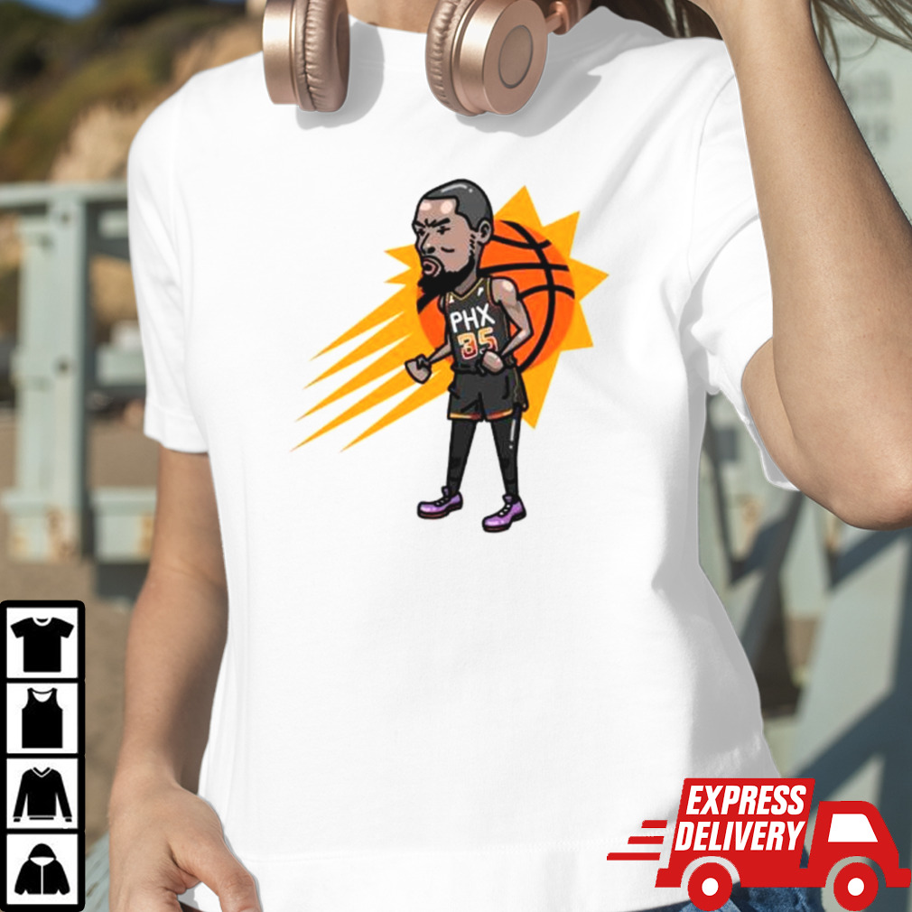 Kevin Durant Phoenix Suns player cartoon shirt