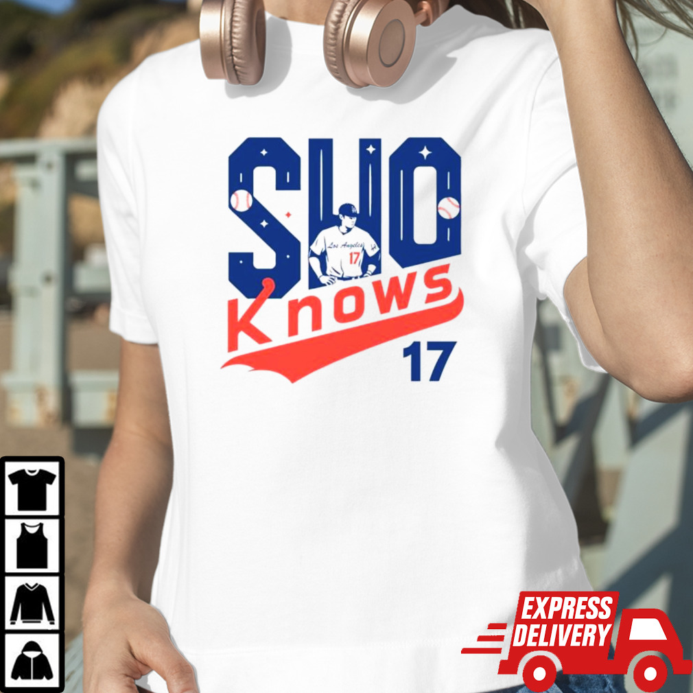 Los Angeles SHO Knows 17 baseball retro shirt