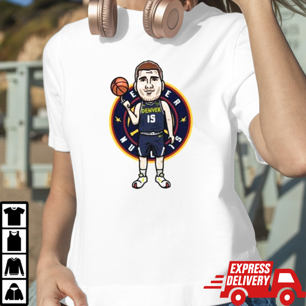 Nikola Jokić Denver Nuggets player cartoon shirt