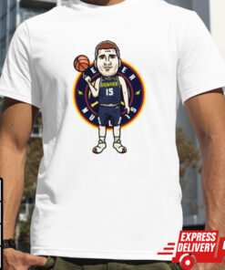 Nikola Jokić Denver Nuggets player cartoon shirt