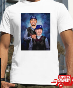 Step Brothers Shohei Othani and Mookie Betts Los Angeles Dodgers shirt