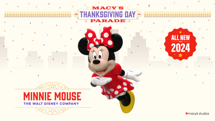 See Disney’s Minnie Mouse Soar into History on Thanksgiving Day