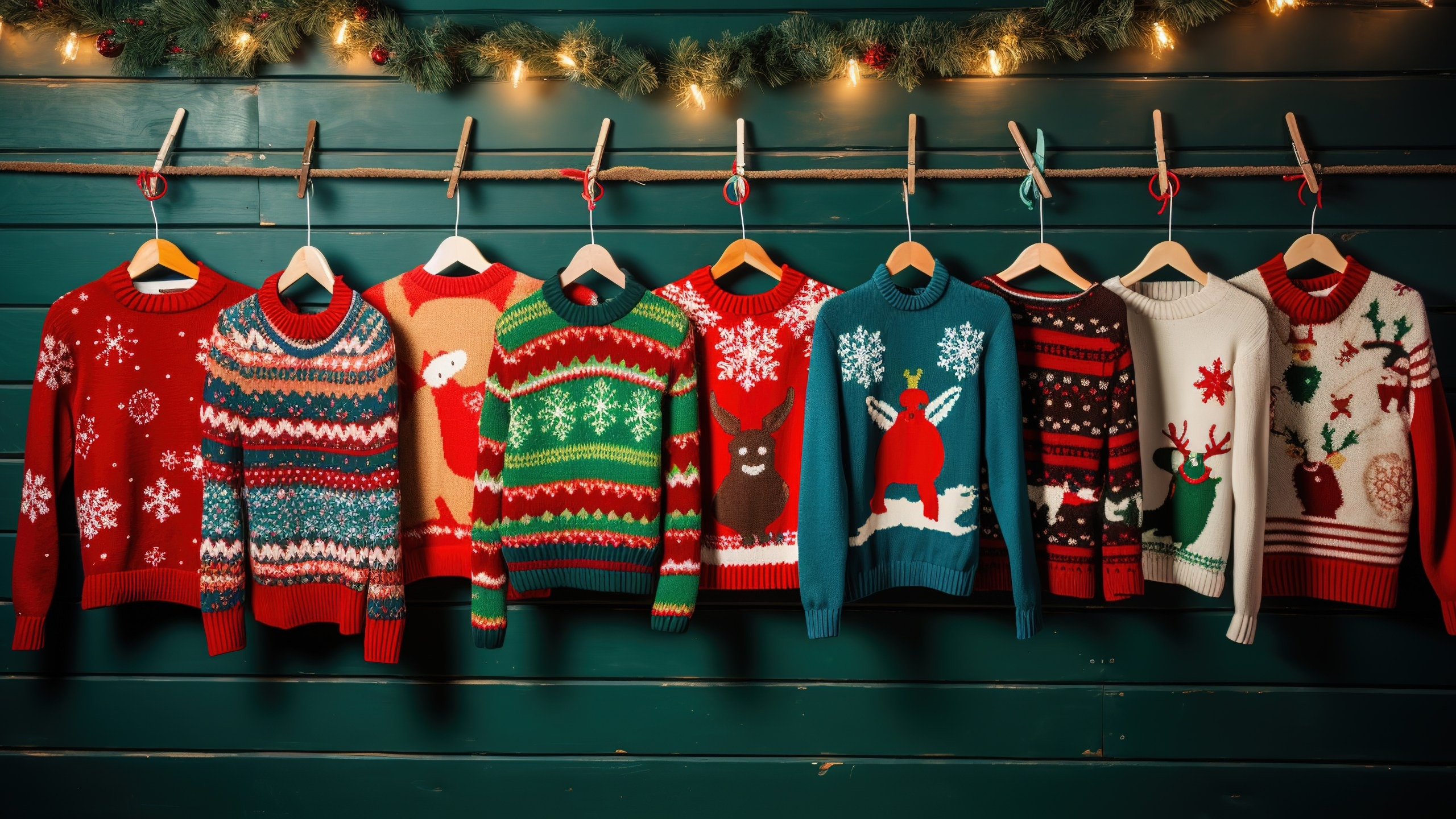 Top Cool T-shirts Motivate People on National Ugly Christmas Sweater Day 2024